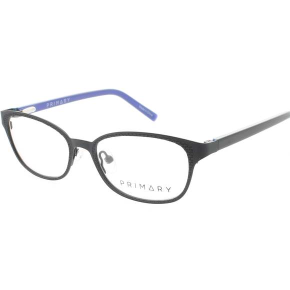 PRIMARY PK122-BLACK-45 Eyeglasses Eye Glasses Black Black Authentic New